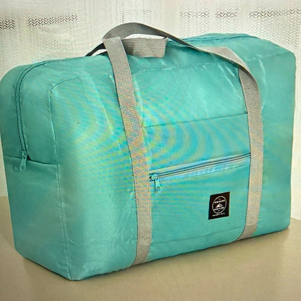 1pc portable travel bag w zipper can storage in luggage til needed canvas New